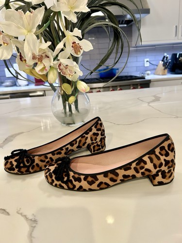 Pony hair leopard print ballet - leopard,