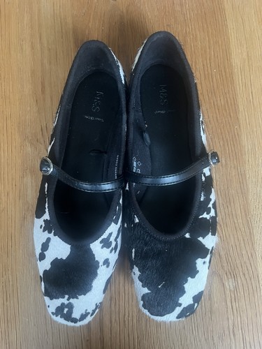 Faux pony skin mary jane - skin,