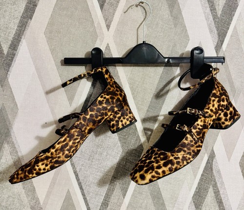 Zara leopard animal print calf - zara,