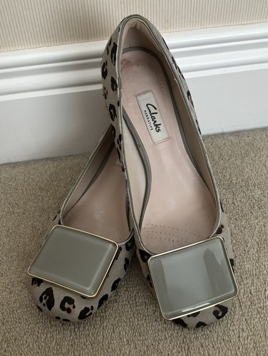 Clarks narrative grey leopard - clarks,